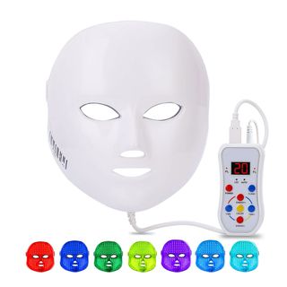 NEWKEY + Led Light Therapy 7 Color Facial Skin Care Mask
