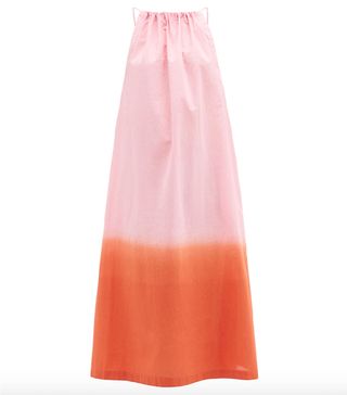 Arizona Love + Athene Tie-Dye Cotton-Poplin Dress