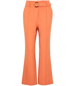 Jonathan Simkhai + Florence Orange Flared Trousers
