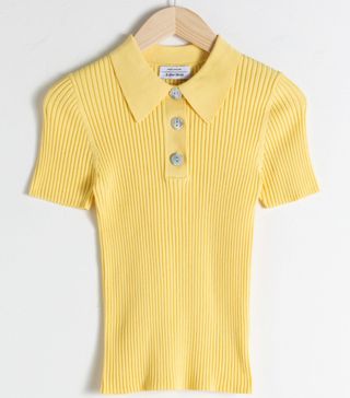 & Other Stories + Knit Polo Top
