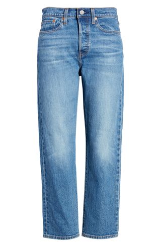 Levi's + Wedgie High-Waist Crop Straight-Leg Jeans