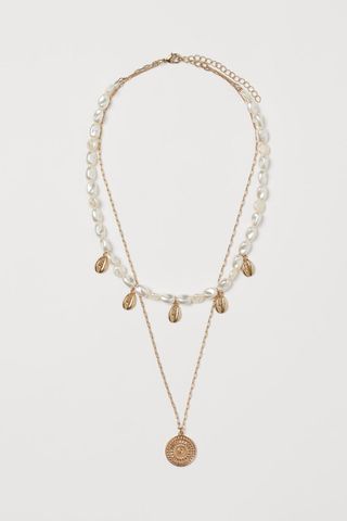 H&M + Double Strand Necklace