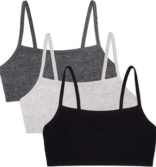 Fruit of the Loom + Cotton Pullover Sport Bra