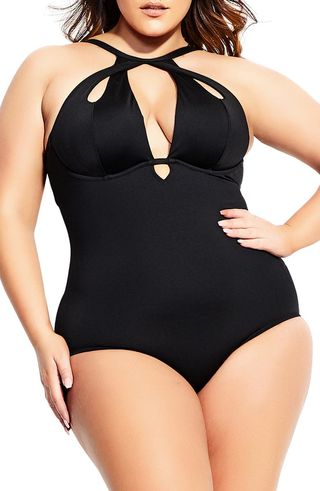 City Chic + Cancun One-Piece Underwire Swimsuit