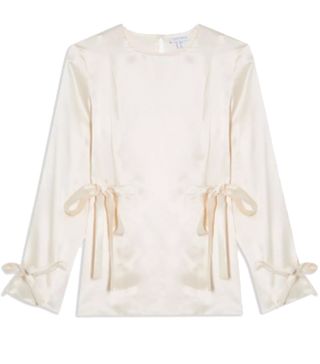 Topshop + **Ivory Tie Side Top by Boutique