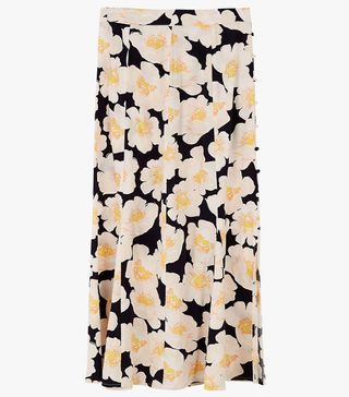 Warehouse + Nicky Floral Print Midi Skirt