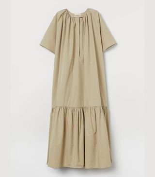 H&M + Silk Blend Dress