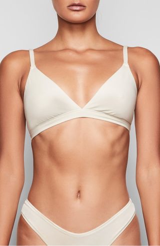 Skims + Cotton Triangle Bralette