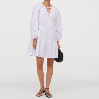 H&M + Puff-Sleeve Dress