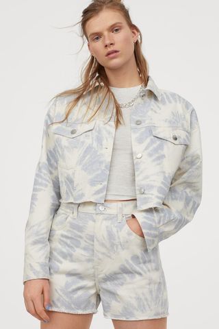 H&M + Cropped Denim Jacket