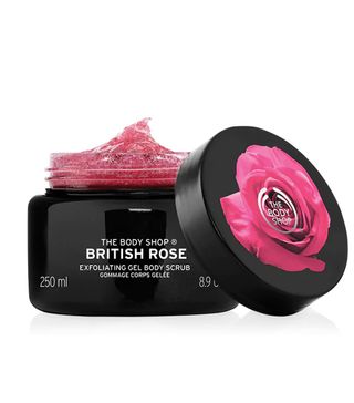 The Body Shop + British Rose Exfoliating Gel Body Scrub