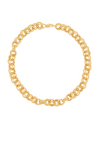 Aureum + Parker Double Cable Chain Necklace in Gold
