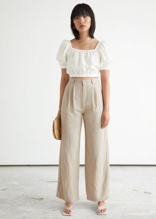 & Other Stories + High-Waist Trousers