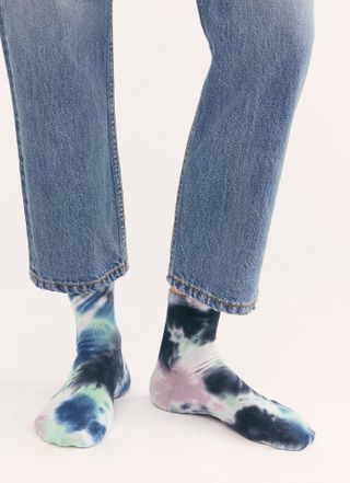 Richer-Poorer + Pysch Tie Dye Socks
