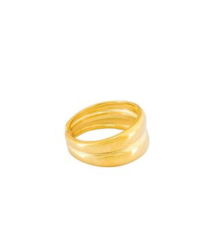 Bracha + Jessie Double Band Ring in Gold
