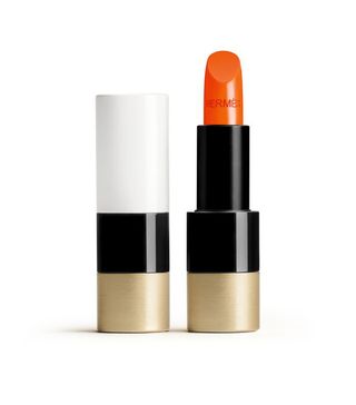 Hermès + Rouge Hermès Satin Lipstick in Orange Bo Te