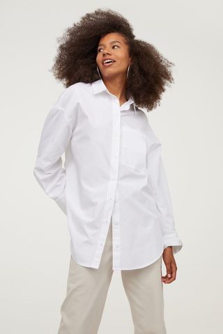 H&M + Oversized Cotton Shirt