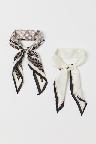 H&M + 2-Pack Scarves/Hairbands