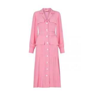 Kitri + Irina Pink Shirt Dress