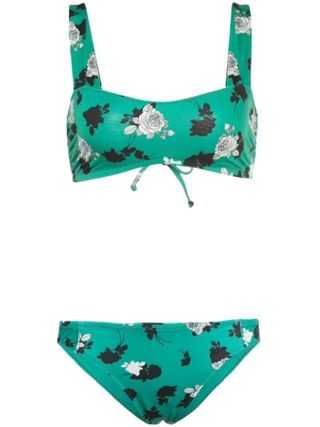 Morgan Lane + Demi Floral-Print Bikini Set