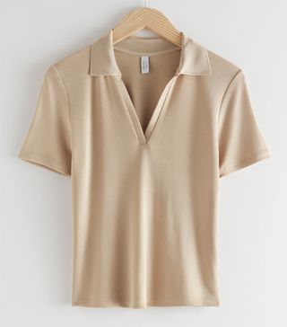 
Other Stories + V-Neck Polo Shirt