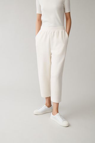 Cos + Textured Organic Cotton Pants