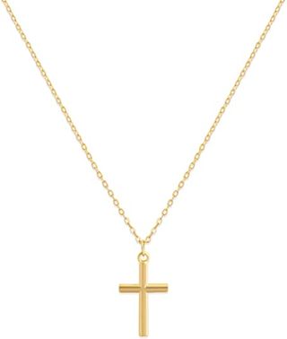 Valloey + Cross Pendant Chain Necklace