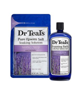 Dr Teal's + Epsom Salt Soaking Solution and Foaming Bath With Pure Epsom Salt, Lavender