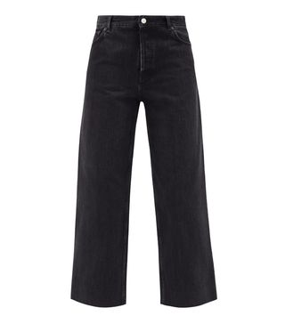 Balenciaga + Cropped Wide-Leg Jeans