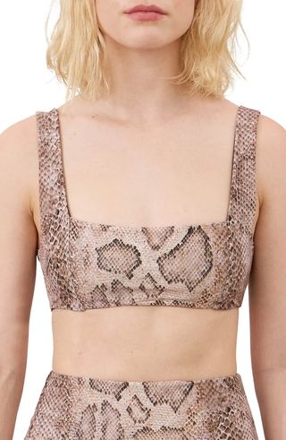 Mara Hoffman + Meli Square Neck Bikini Top
