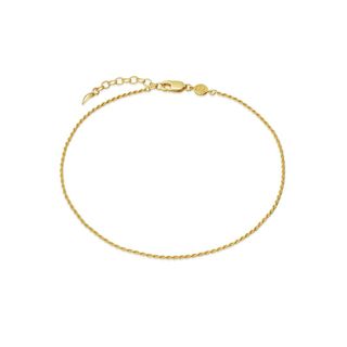 Missoma + Lucy Williams Gold Rope Anklet