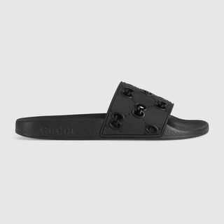 Gucci + Rubber GG Slide Sandal