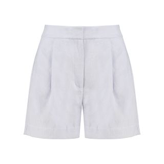 Michael Michael Kors + Pleated Linen Shorts