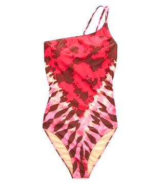 Aerie + One Shoulder One Piece Swimsuit
