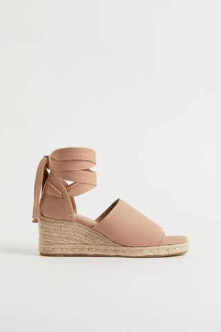 H&M + Wedge-Heel Espadrille Sandals