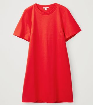 COS + Short-Sleeved Jersey Dress