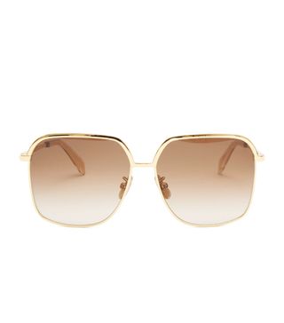Celine Eyewear + Square Metal Sunglasses