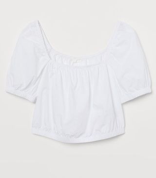 H&M + Short Cotton Top