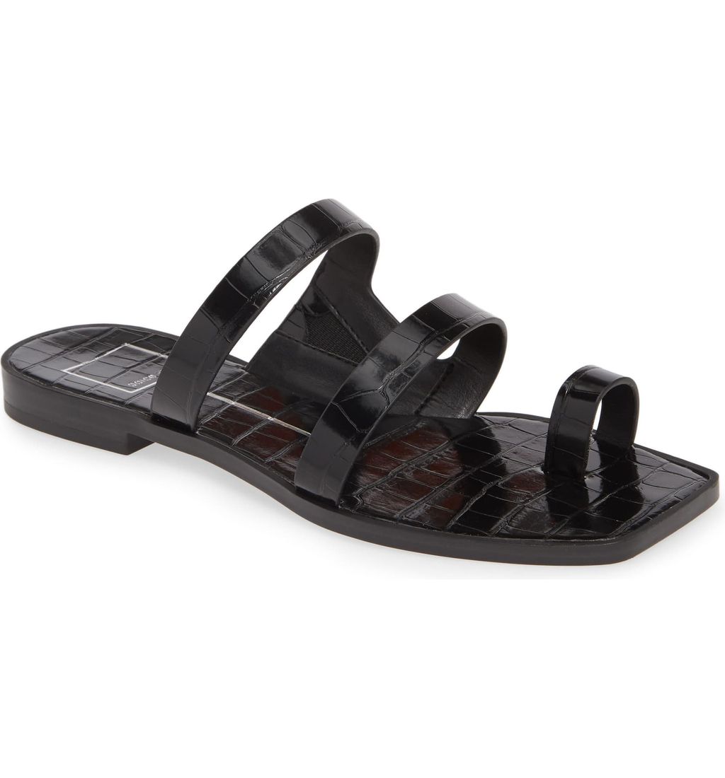 stylish black sandals