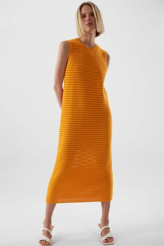 COS + Open Knit Midi Dress