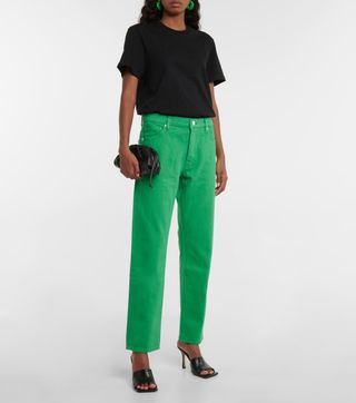 Frame + Le Slouch Low-Rise Straight Jeans