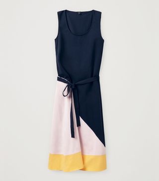 COS + Sleeveless Colour-Block Dress