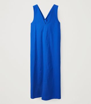 COS + Cotton Dress With Knot Detail