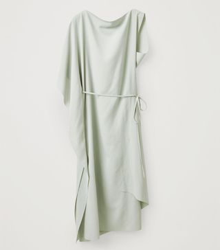 COS + Recycled Polyester Draped Dress