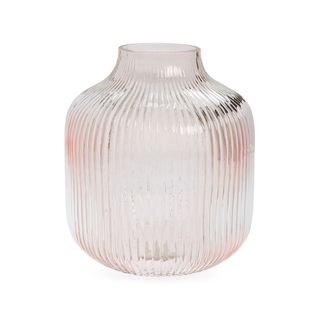 Rachel Parcell + Medium Ribbed Glass Vase