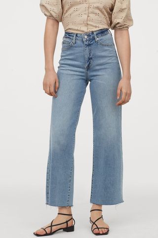 H&M + Wide High Ankle Jeans