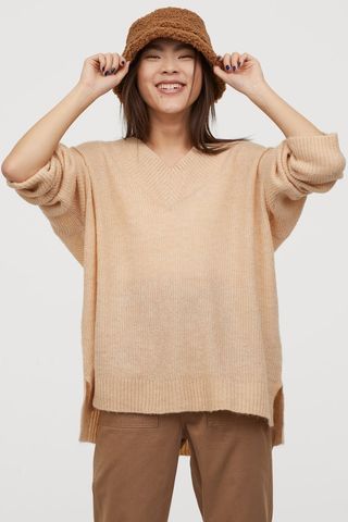 H&M + Oversized Wool-Blend Sweater