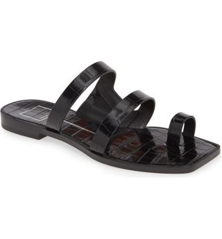 Dolce Vita + Isala 3 Croc Textured Slide Sandals