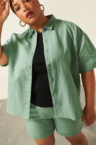 Who What Wear Uk + Tejal Linen Shirt