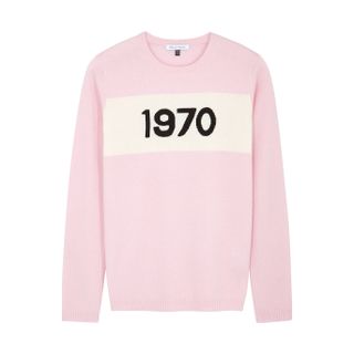 Bella Freud + 1970 Light Pink Cashmere Jumper